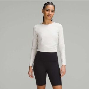Lululemon All It Takes Ribbed Nulu Long-Sleeve Shirt Bone